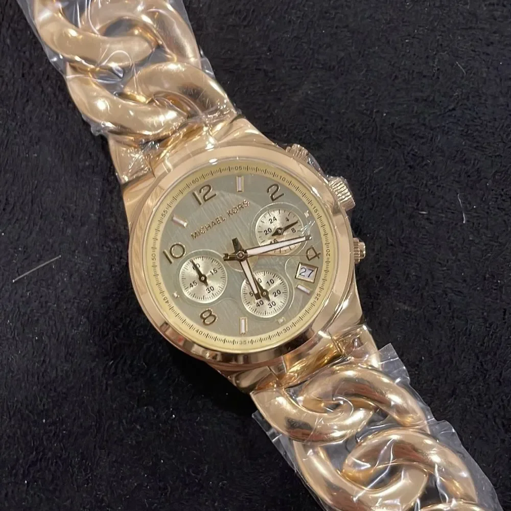 NIB Gold Runway Michael Kors Watch
